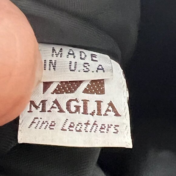 Vintage Leather Pants Black High Rise - Picture 8 of 10